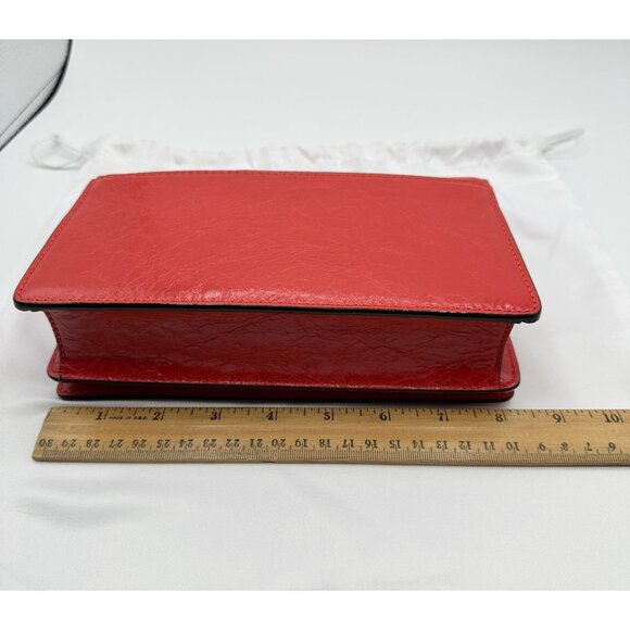 Michael Kors Jet Set Medium Flap Chain Leather Crossbody Burnt Sienna NWT - Picture 12 of 16